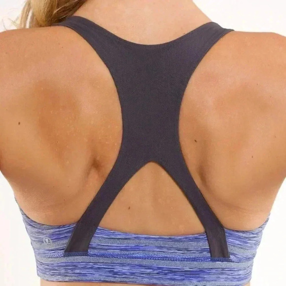 Lululemon 50 rep bra casual breathable yoga athletic stretch lightweight top 2 - Picture 1 of 3